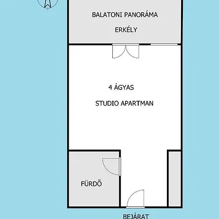Studio In Fonyod/balaton 33191